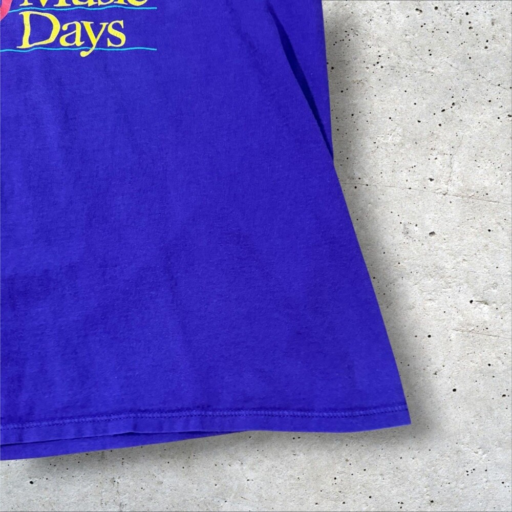 Vintage 90s Disney Designs Magic Music Days Shirt XL Made In USA Purple - Picture 6 of 8